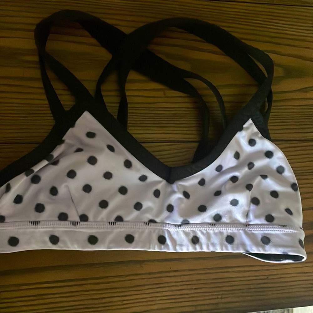 Lululemon Polka dot sports bra
